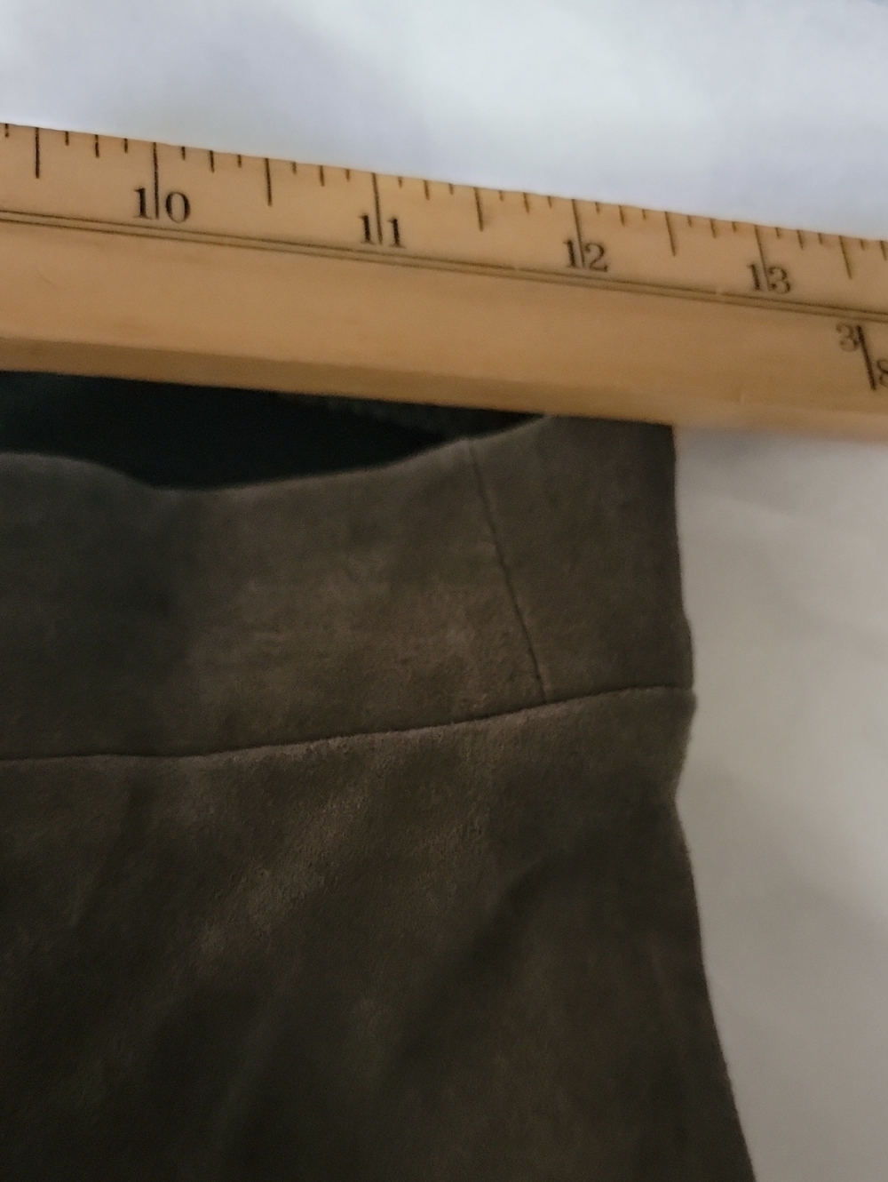 New Vince Lamb Leather Skinny Pants Charcoal Gray Zip Hem Leggings 100% Leather - Picture 3 of 8
